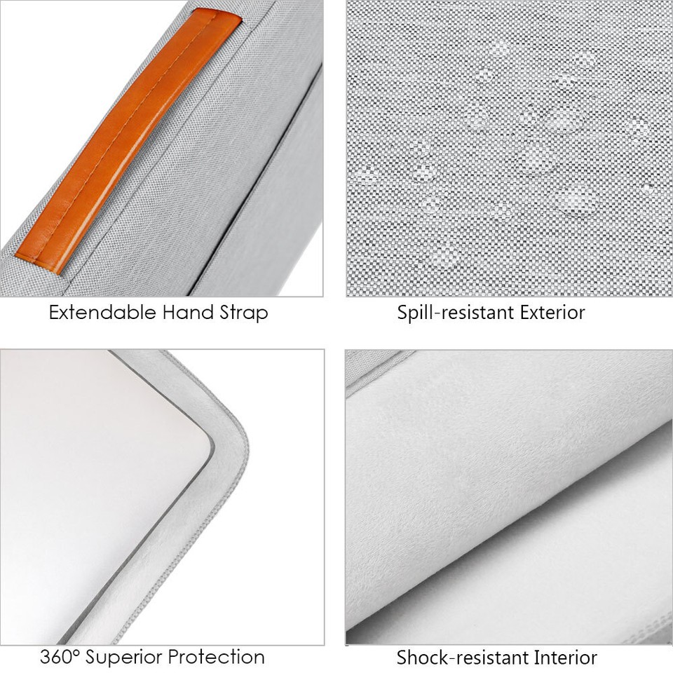 Lacdo 14" Laptop Sleeve Case Computer Bag For 14 inch Lenovo HP Dell