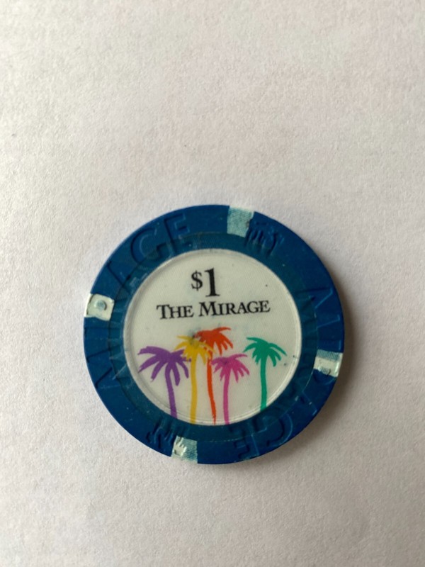MIRAGE Vintage CASINO LAS VEGAS $1 CHIP