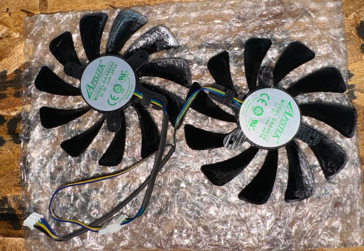 グラフィックカード冷却ファンZOTAC GTX 1070Ti 1080 4ピン GPU Replacement Cooling Cooler Fan For Zotac GTX 1080 1070ti