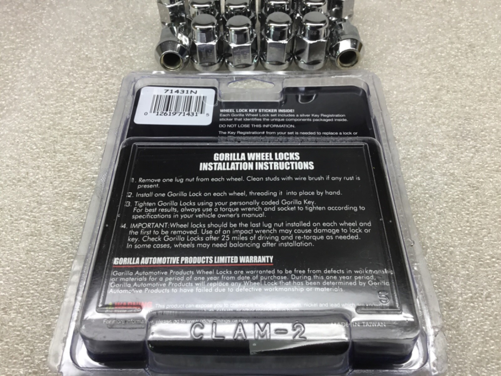 Chevrolet Corvette C4 C5 C6 C7 CHROME GORILLA Lug Nuts W/ LOCKS 17 18