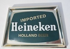 Vintage Imported Heineken Holland Beer Bar Sign Advertisement 1969 Plastic