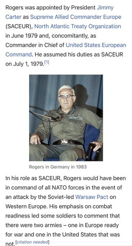US Army 4 Star General Bernard Rogers DSC WW2 Korea Vietnam Vet Signed Photo - Picture 15 of 15