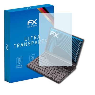 atFoliX 3x Displayschutzfolie für GPD Win Max 2 2023 Schutzfolie klar Folie