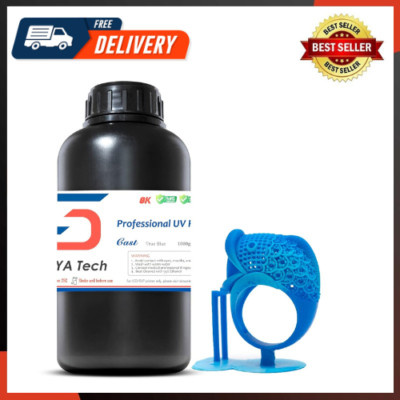 Cast 3D Print Resin Castable Resin Easier to Burn and Print Clean Burnout Great