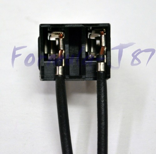 Flosser Wire Harness 7444 Pigtail Female H7 Head Light Bulb High Beam Connector - Picture 4 of 7