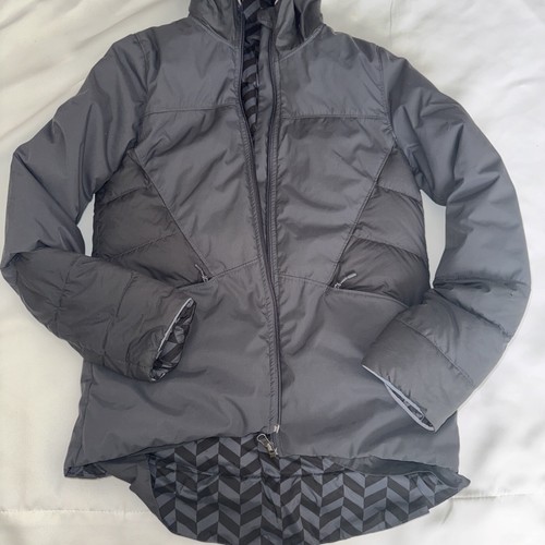Ivivva Lululemon Down Jacket Girls Large Reversible Puffer Warm Winter - Picture 2 of 6