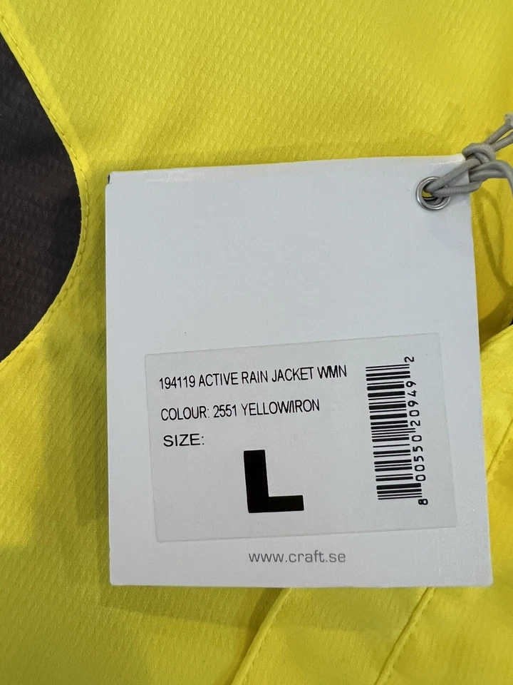 Chaqueta de lluvia para mujer Craft Active L3 Protección Ciclismo Talla GRANDE Foto 4 de 4