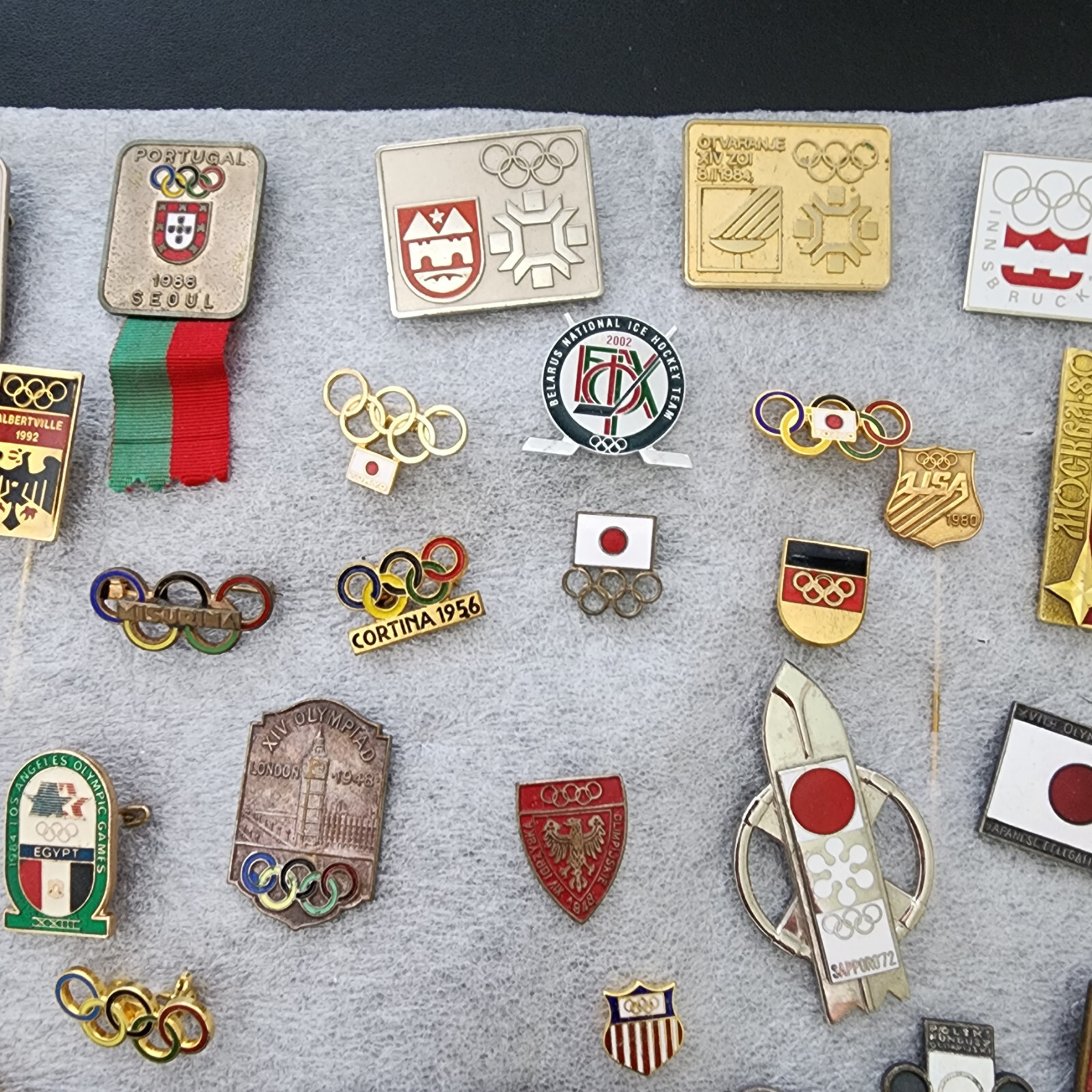 Rare Vintage Olympic Collection Of 63 NOC Pins Badges eBay