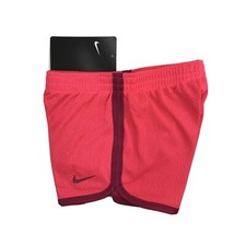 Nike Girls Shorts, Size 2T, Pink, Athletic, Mesh 26C273-A4F, C7 MP