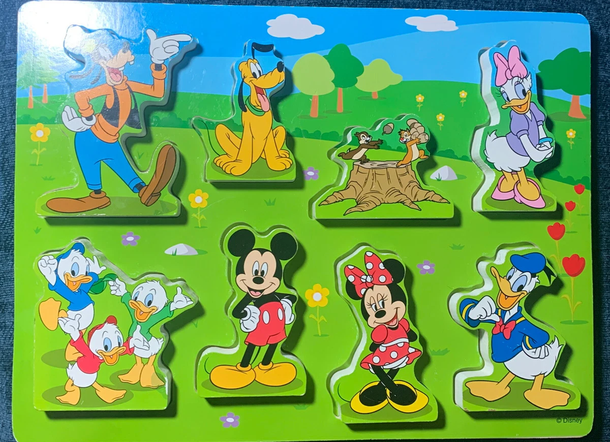 Disney Mickey Mouse Wooden Chunky Puzzle