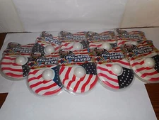 LOT OF 9 FLASHING FLYER U.S.A. FLAG DESIGN NEW IN PACKAGE *3 DO NOT LIGHT UP*