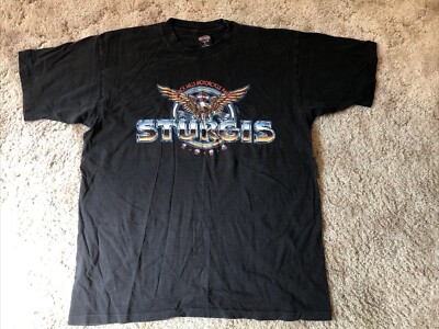 90s USA製 1994 STURGIS Tシャツ L グレー スタージス Vintage 1994 Sturgis BLACK HILLS RALLY HARLEY DAVIDSON SINGLE