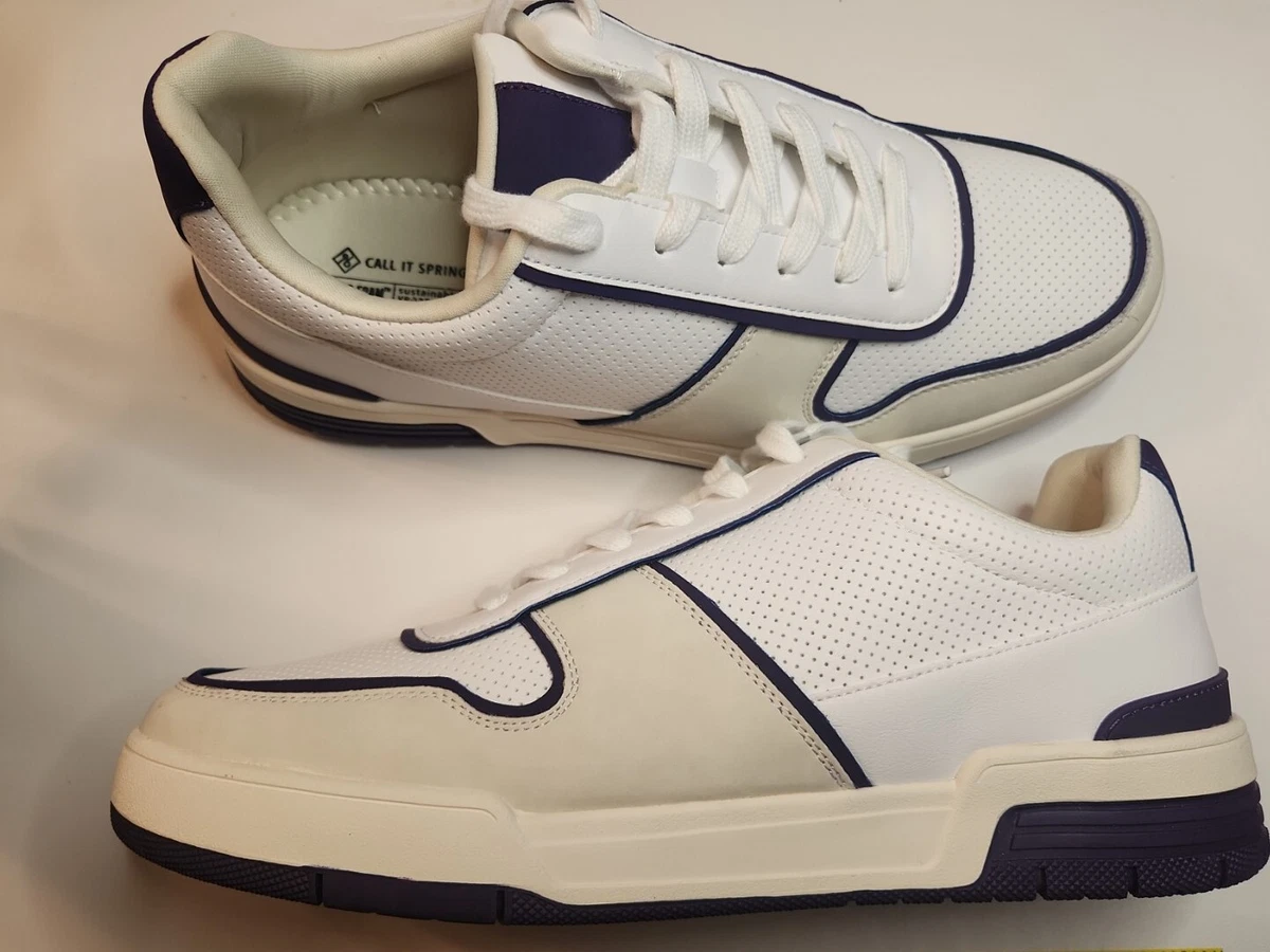 Call It Spring Men s Cesta Blue Round Toe Lace Up Casual Sneaker