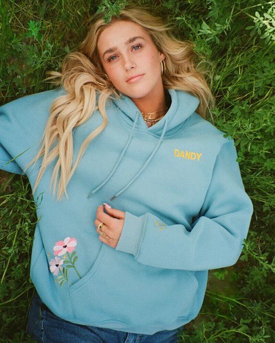 Felpa stampa pullover con cappuccio floreale casual felpa donna maglione oversize - Foto 12 di 29