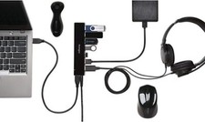 Image of Kensington USB 3.0 7-Port Hub, Transfer Speeds up to 5 Gbps, Plug and Play UK 