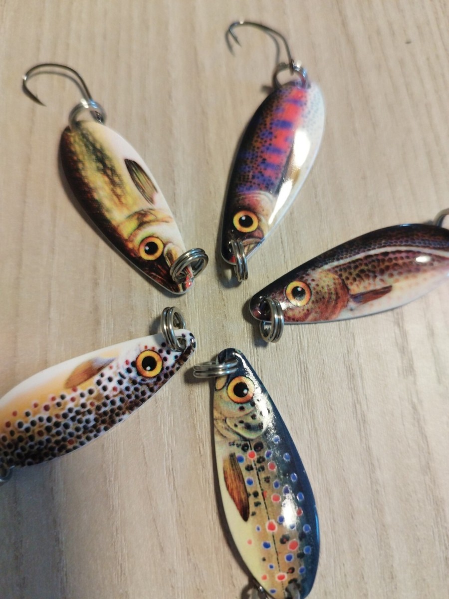 Cuillères Ondulantes Histolule TROUT AREA SPOON 2,8g - Hameçon N°4 - Pêche Truite