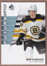 2019-20 SP Authentic Future Watch #245 Jack Studnicka RC /999 - Boston Bruins