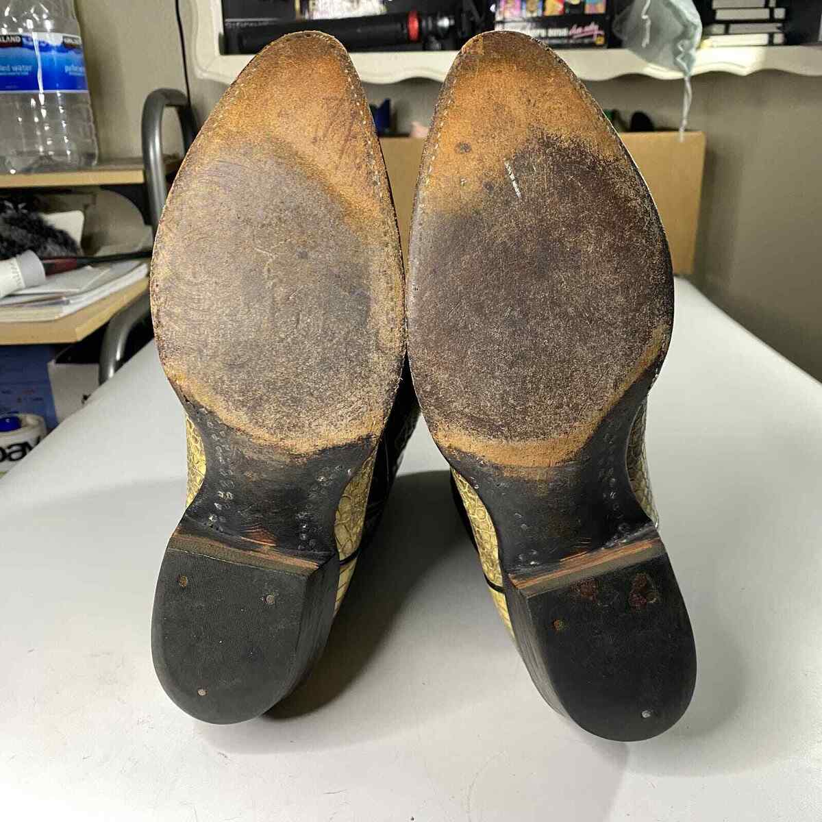 RARE Lucchese American Alligator Exotic Head Cut Cowboy RARE Lucchese American Alligator Exotic Head Cut Cowboy