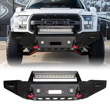 Vijay For 2017-2020 Ford F150 Svt Raptor Front Bumper Wwinch Plateled Light Vijay For 2017-2020 Ford F150 Svt Raptor Front Bumper Wwinch Plateled Light