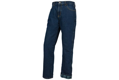Redhead Flannel Lined Jeans Pants 5 Pocket Black Blue Tan Straight Leg ...