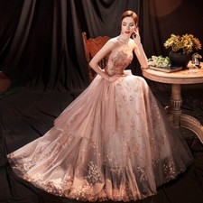 Noble Evening Formal Party Ball Gown Prom Bridesmaid Long Host Dress TS17781