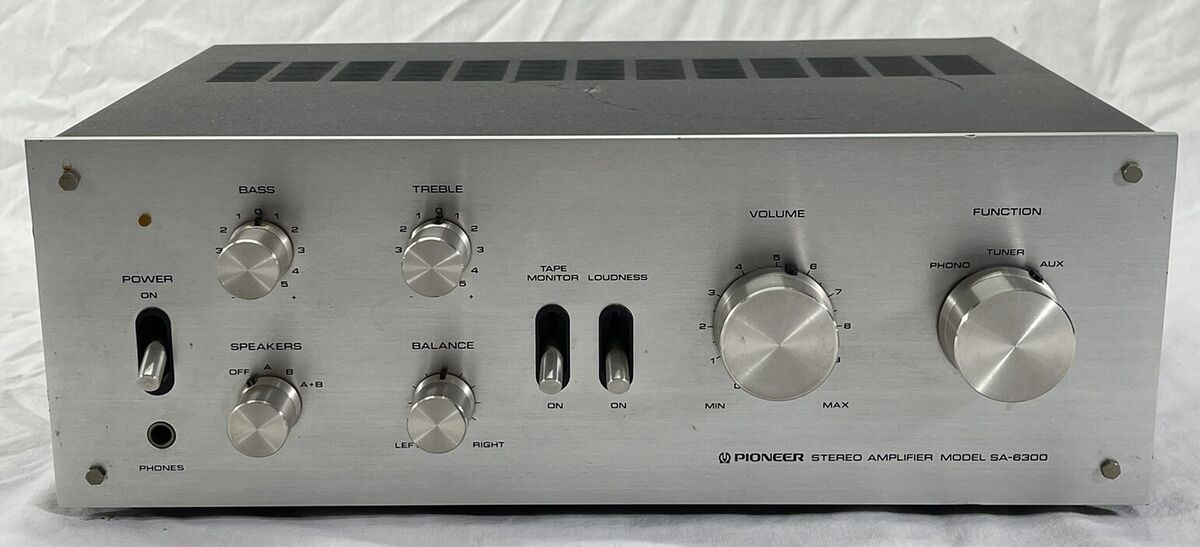 Pioneer SA-6300 Stereo Amplifier - Powers On - AS IS Pioneer SA-6300 Stereo Amplifier - Powers On - AS IS