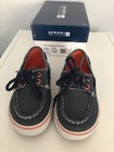Sperry Top-Sider Halyard Navy/ Orange Boys Size 8.5M Shoes — photo 1
