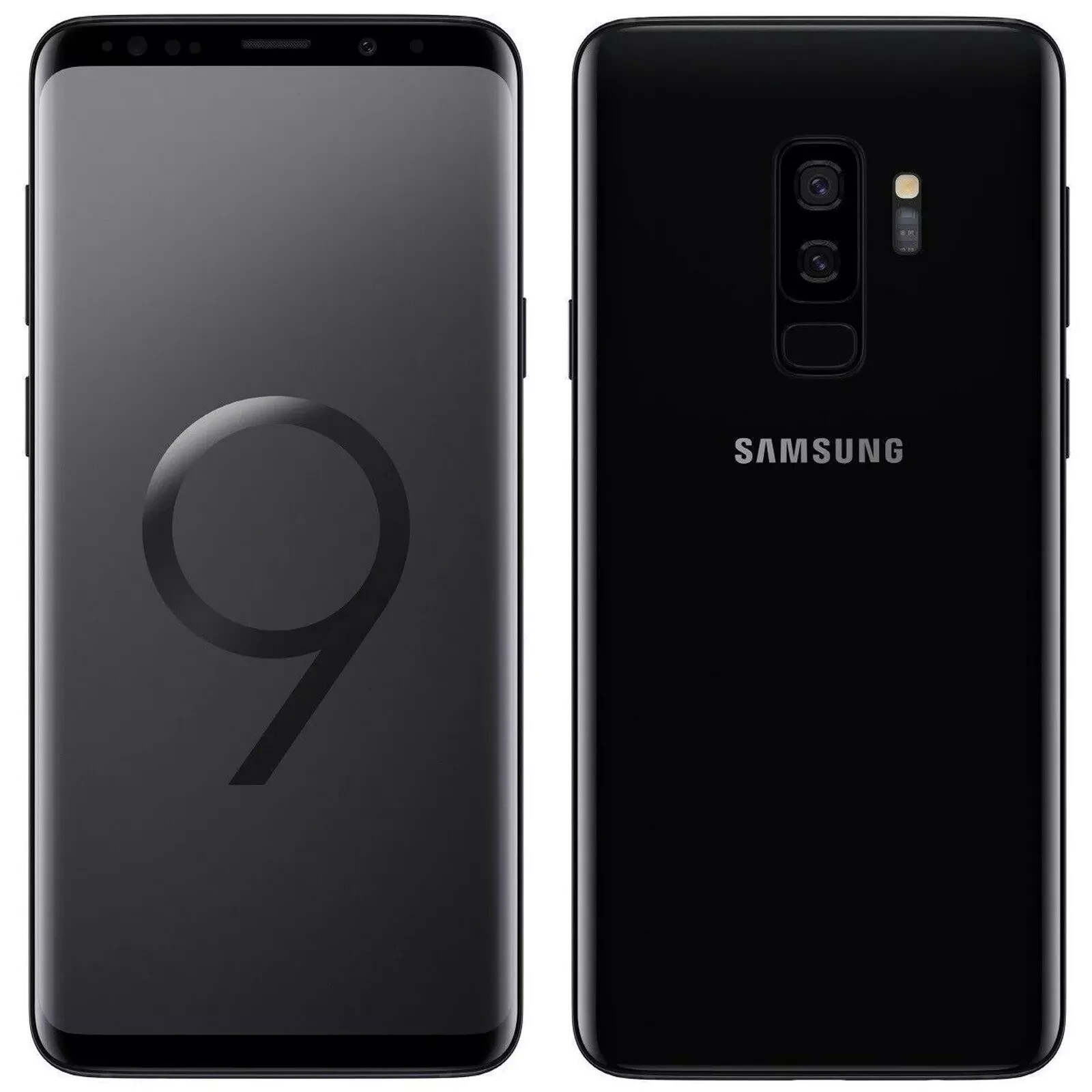 Samsung Galaxy S9 SM-G960U Unlocked 64GB Midnight Black Light Burn