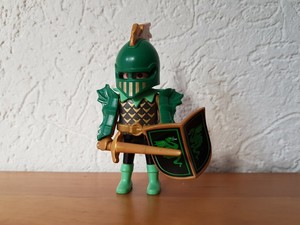 Playmobil Figur Ritter Zur Ritterburg Grun 1990er Jahre Ebay