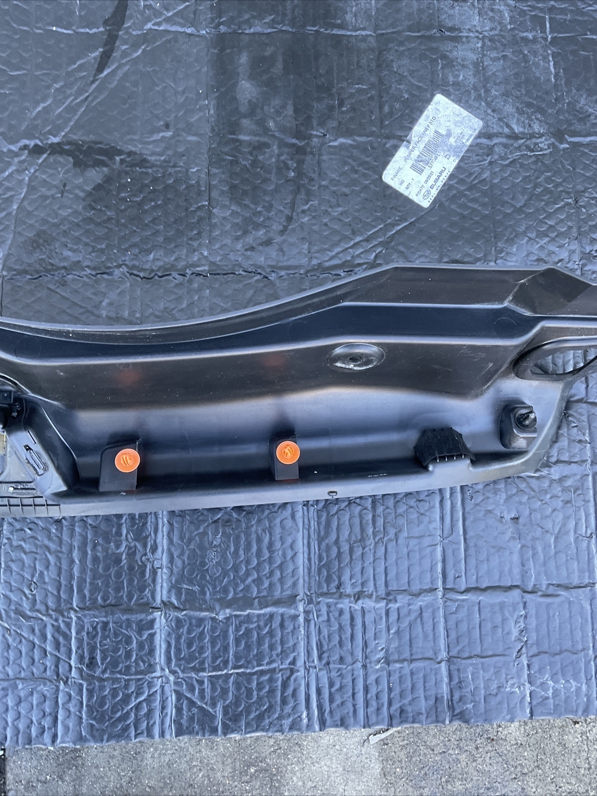 2014-2017 MASERATI GHIBLI S Q4 REAR TRUNK LOCK LATCH SILL SCUFF PLATE COVER OEM