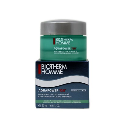 BIOTHERM HOMME AQUAPOWER 72H CONCENTRATED GLACIAL HYDRATOR 50 ML/1.69 FL.OZ.