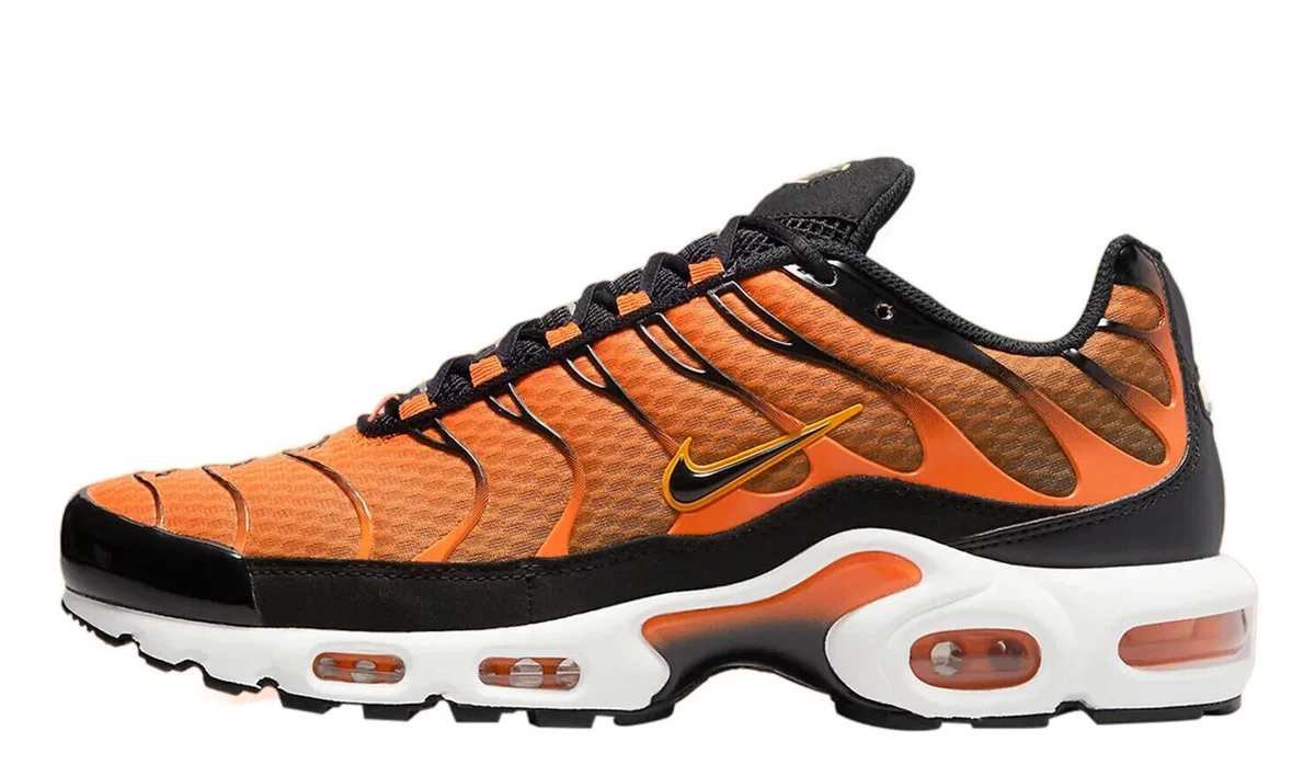 NEW Nike AIR MAX PLUS Men's Orange Black Gold US Sizes 7-14 - DM0032-800