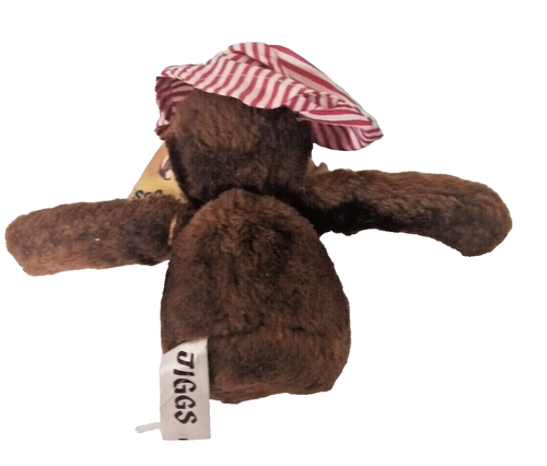 Russ Luv-Pet Plush Stuffed Monkey with Cap - Picture 8 of 11