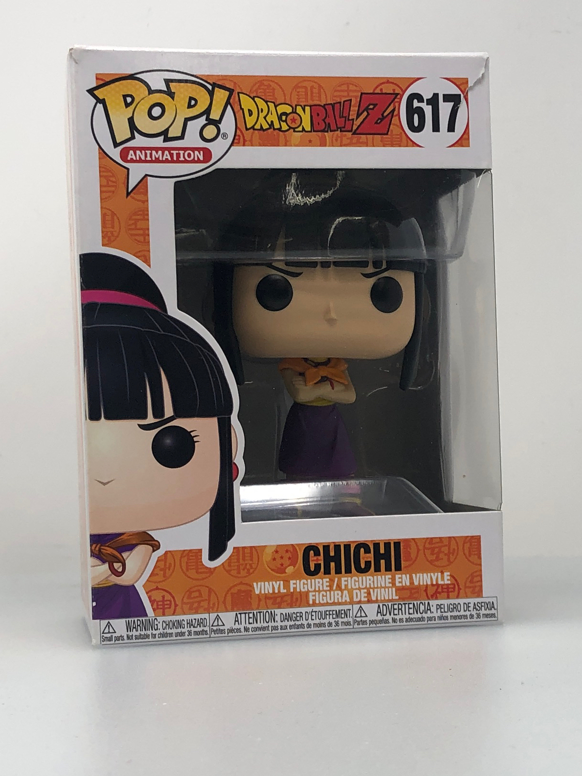 Funko Pop! Animation Anime Dragon Ball Z Dbz Chichi #617 Vinyl Figure Damaged