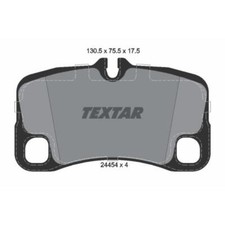 TEXTAR Bremsbeläge Bremsbelegsatz hinten für Porsche 911 Cabriolet