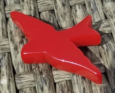 Vintage Cherry Red Bakelite Flying Bird Simichrome Tested