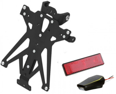 Lightech Aprilia Dorsoduro 1200 2011 2012 2013 2014 verstellbarer Kennzeichenhalter Kit.