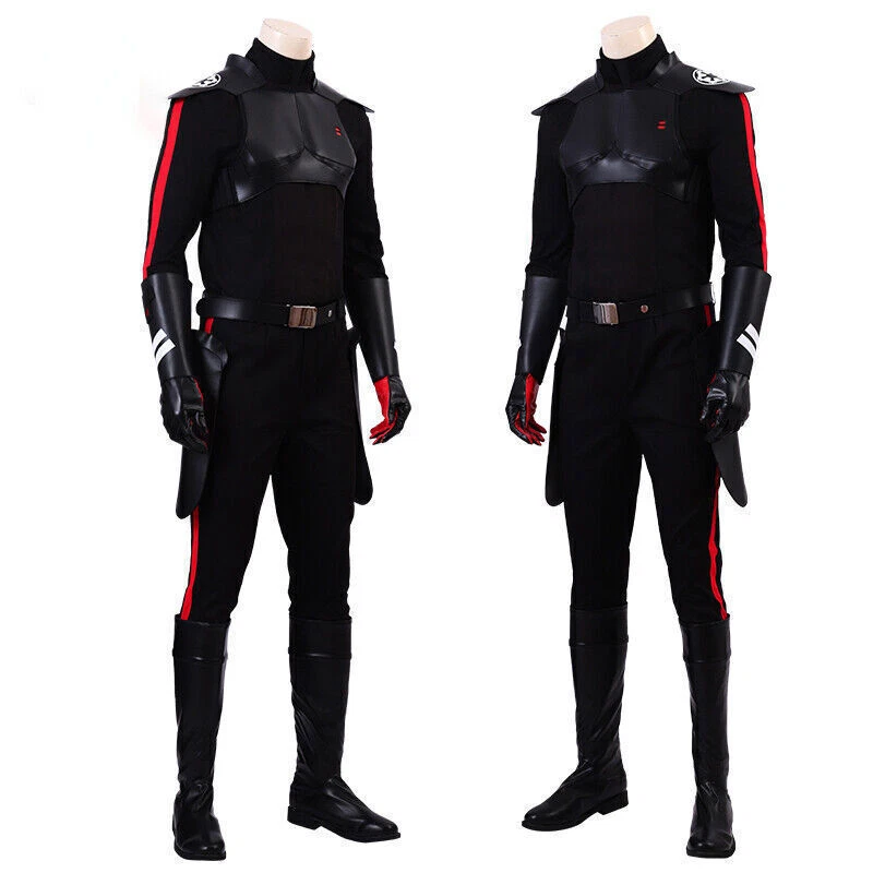 Star Wars JEDI: Fallen Order Inquisitor Cal Kestis Cal Dark Cosplay Costume Suit - Image 2 of 4