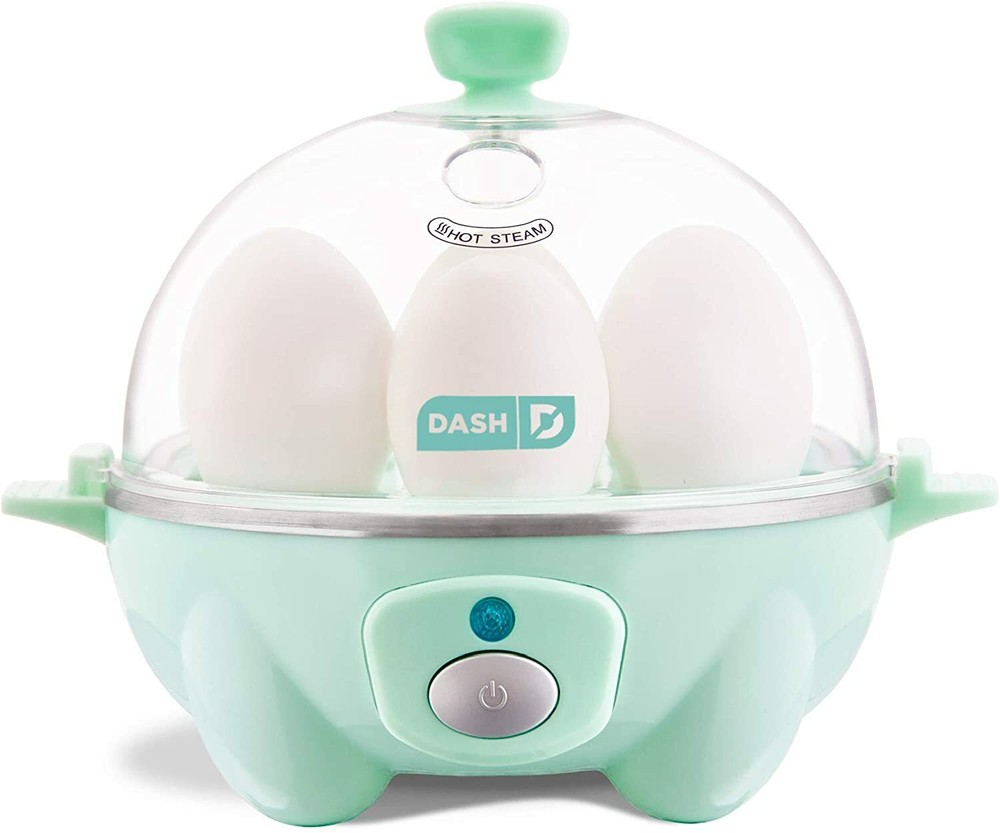 6-Capacity Electric Egg Cooker for Hard Boiled Poached and Scrambled Eggs with Auto Shut-Off