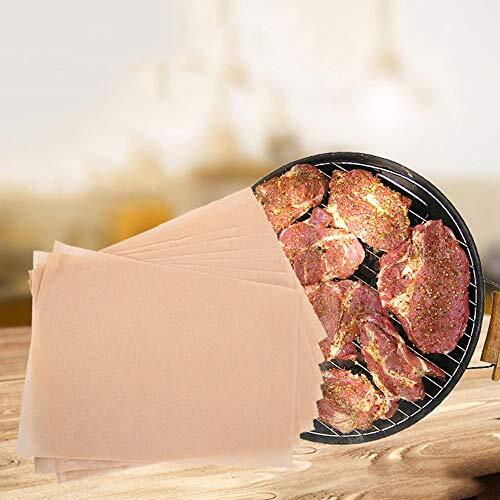 Unbleached Parchment Paper Baking Liners Sheets, 100 Pcs Precut 10x14 Brown - Picture 7 of 8