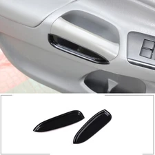 For Toyot-a Tacoma 2011-15 ABS Black Car Door Panel Multifunctional Storage Box
