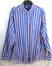 Tommy Hilfiger Button Down Shirt Men s XL Striped Business Casual Long Sleeve