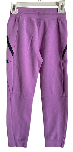 NIKE SPORTSWEAR TECH FLEECE SHIRT DRESS SWEATPANTS JOGGER SET PURPLE GIRLS SZ 6X - Picture 9 of 12