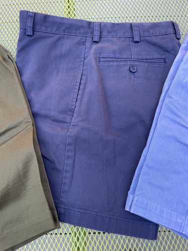 3 PANTALONCINI CHINO UOMO TAGLIA 31 POST MARC LL BEAN ONASSIS CASUAL PASSEGGIO ESCURSIONISMO BLU - Foto 17 di 23