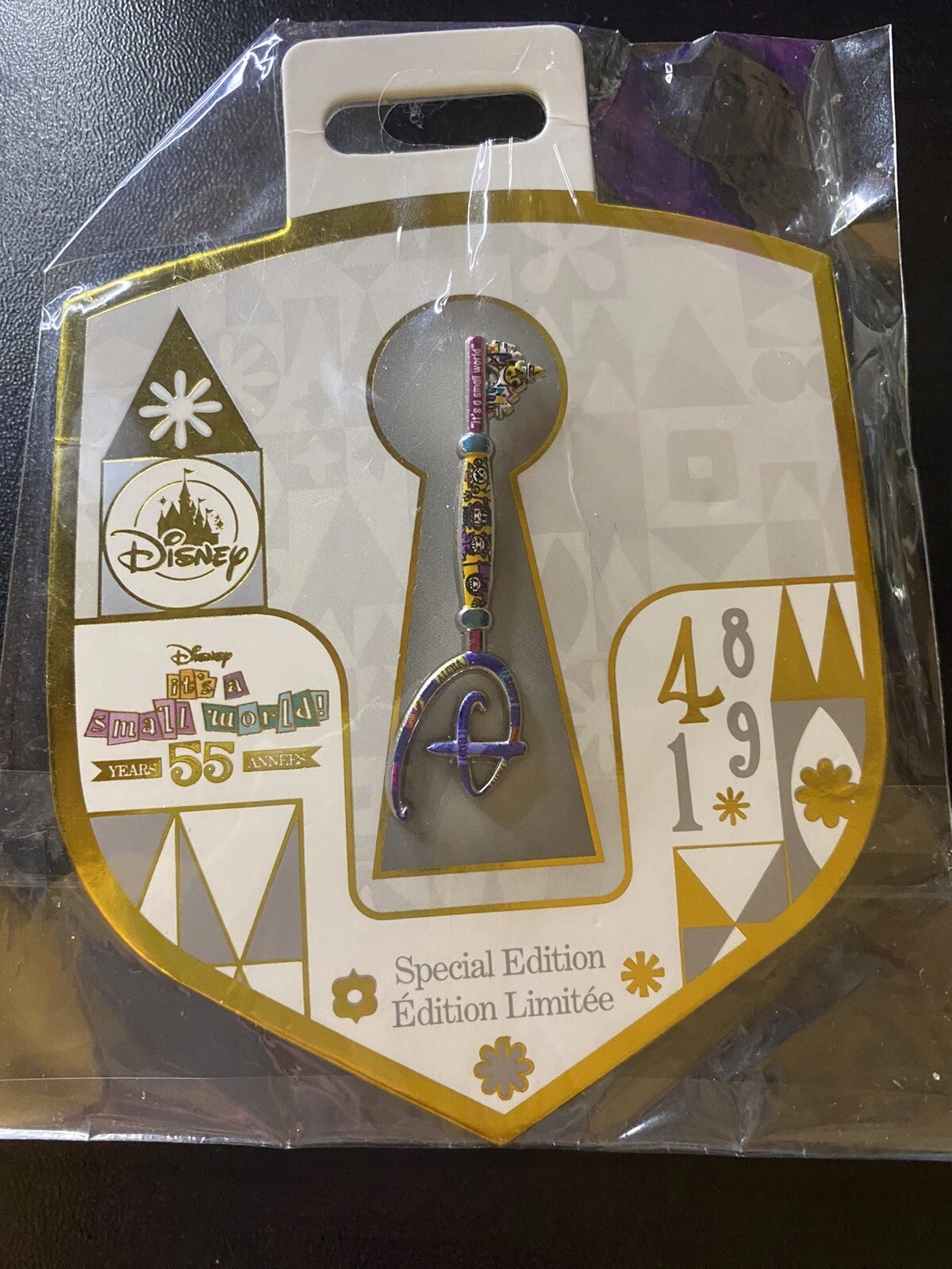 It's a small world 55th Anniversary - Disney Pin - key
