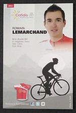 1982 Romain Lemarchand Radsport 2013 Cofidis Pro Cycling Team Autogrammkarte
