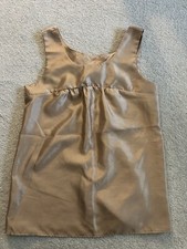 Golden Satin Tank Top Women's Size M