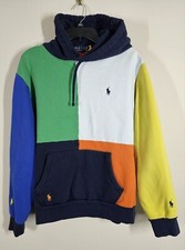 Polo Ralph Lauren Color Block Hoodie Large