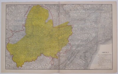 Mixed Lots - 1923 Railroad Map