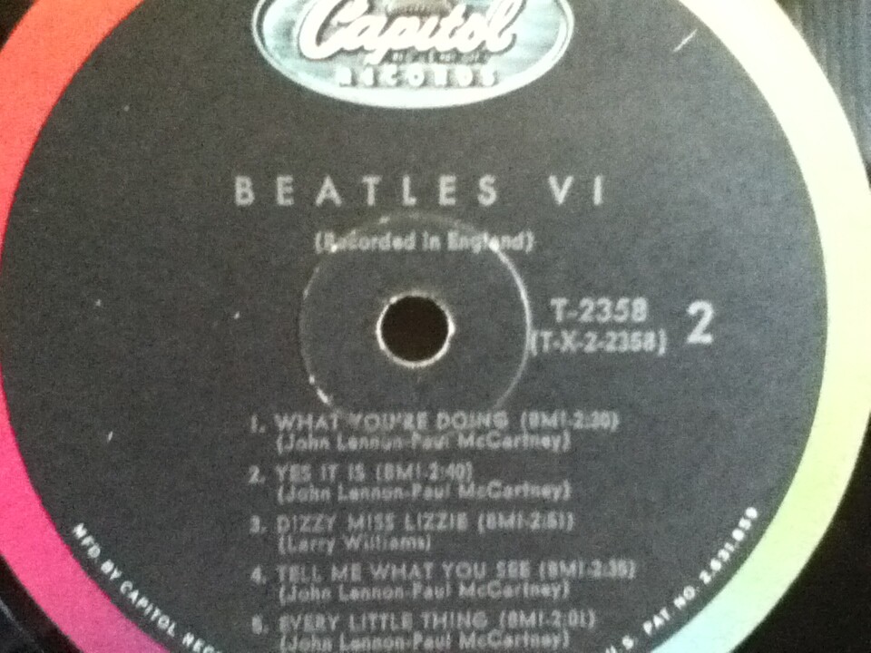 The BEATLES VI ビートルズVIアナログLPレコード Amazon.co.jp: Beatles VI [Analog]: ミュージック